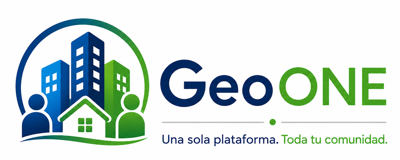 GeoONE — Una sola plataforma. Toda tu comunidad.